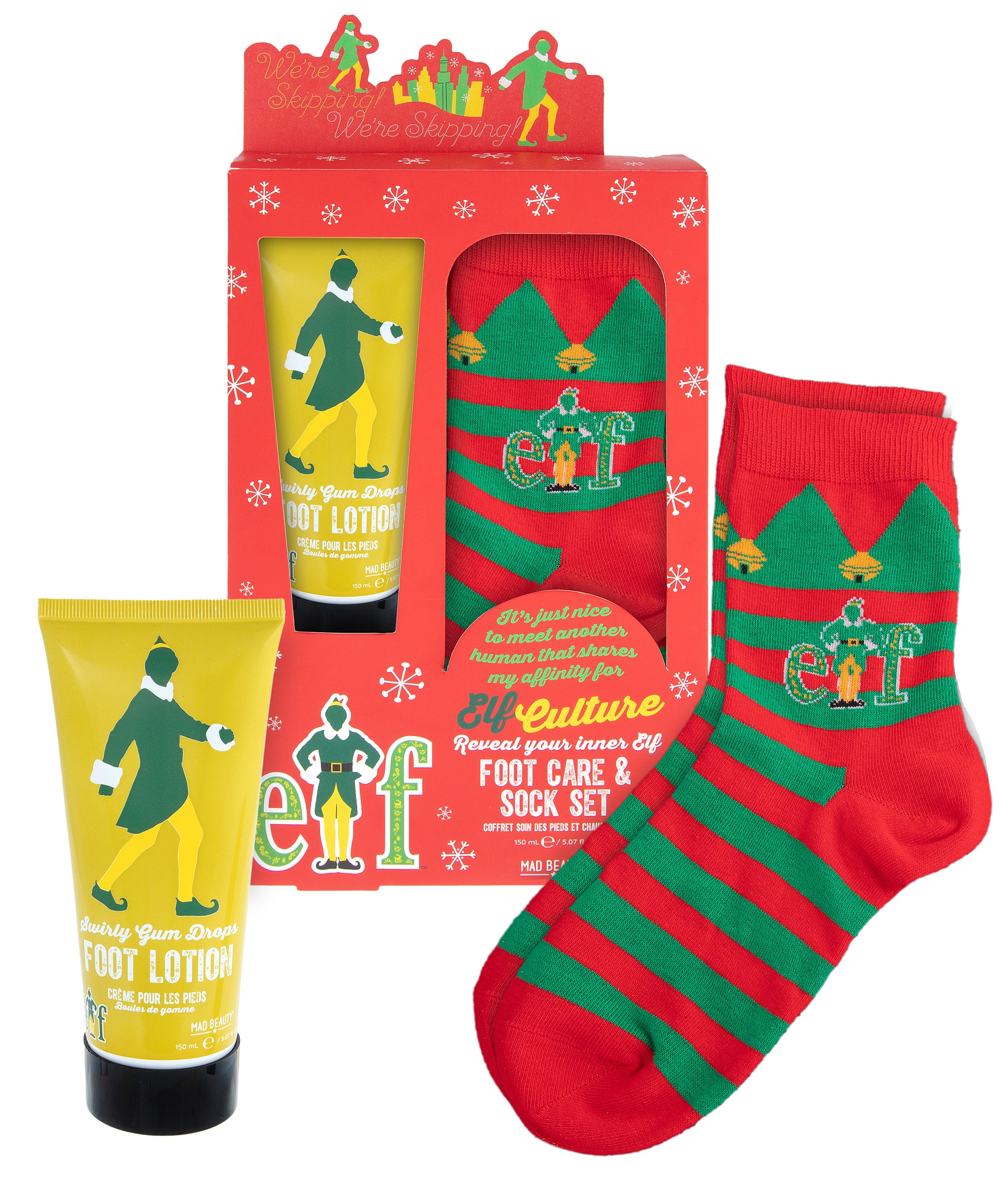 Disney Elf Footcare And Sock Giftset